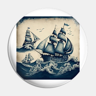 On the high seas Pin