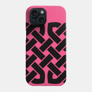 Celtic Interwoven Endless Knot Geometric Pattern 8 Phone Case