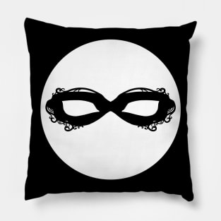 White Masque Pillow