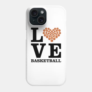 Love Basketball - Heart by Balls Phone Case