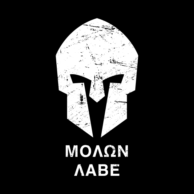 Spartan Helmet - Molon Labe by Wizardmode