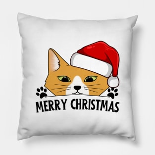 Santa cat Pillow