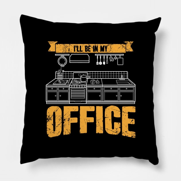 I'll be in my office chef Pillow by captainmood