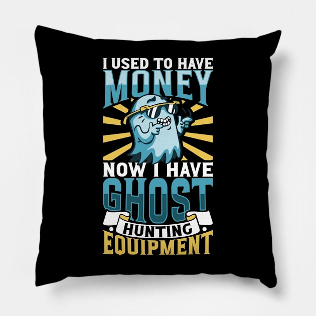 Ghost hunting equipment - Paranormal Researcher Pillow by Modern Medieval Design