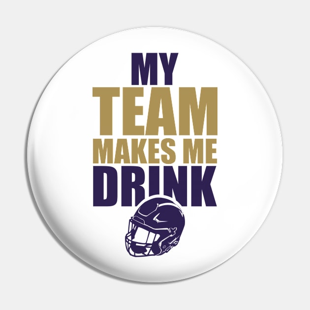 NFL Baltimore Ravens Drink Pin by SillyShirts