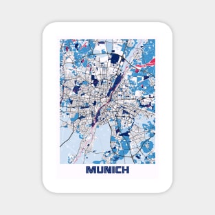 Munich - Germary MilkTea City Map Magnet