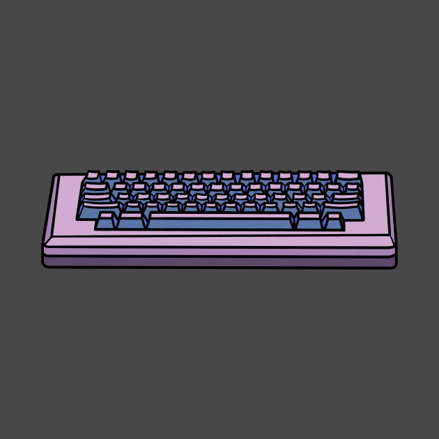 Purple vintage keyboard by Josh Diaz Villegas