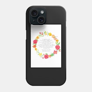 To laugh often and much Phone Case