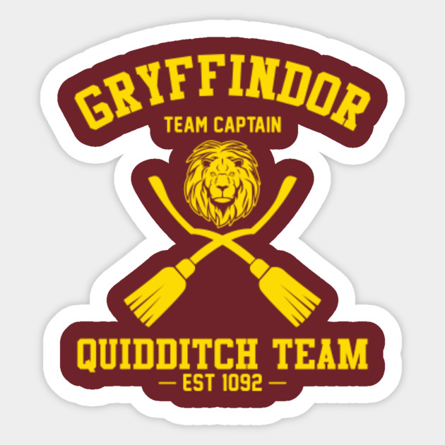 Gryffindor Quidditch Team - Gryffindor - Sticker | TeePublic