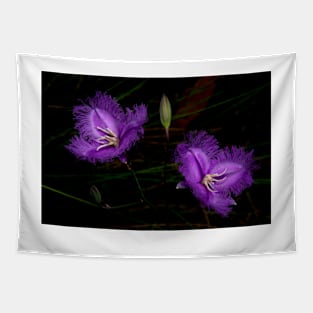 Fringed Lilies Tapestry