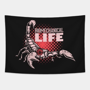 Biomechanical Scorpion Tapestry