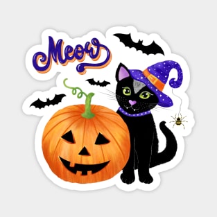 Halloween Cat Magnet