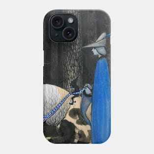 Every Now and Then the Plot Took the Reigns by John Bauer Phone Case