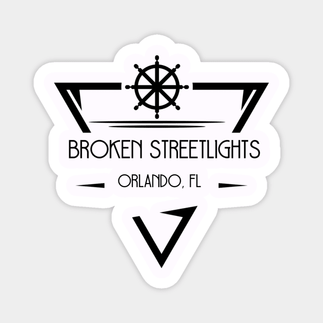 Broken Streetlights Weel Shirt Magnet by Brokenstreetlights