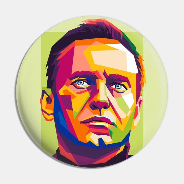 navalny Pin by cool pop art house