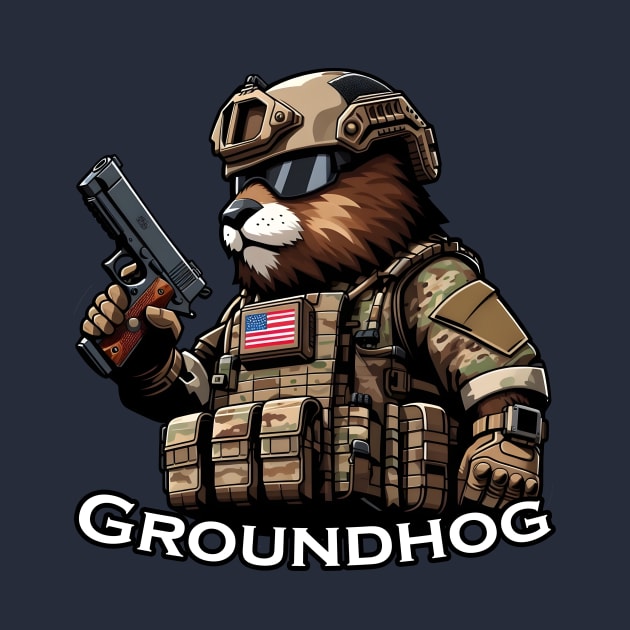 Tactical Groundhog by Rawlifegraphic