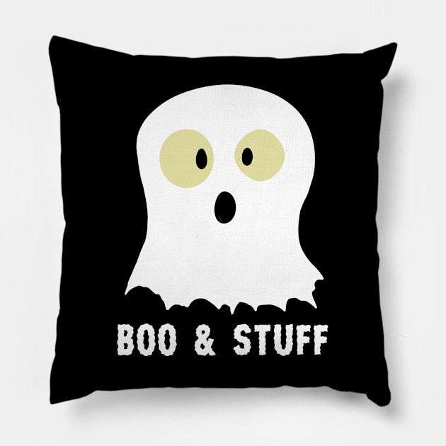 Ghost boo3 Pillow by AtomicMadhouse