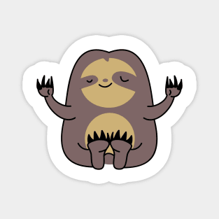 Yoga sloth Magnet