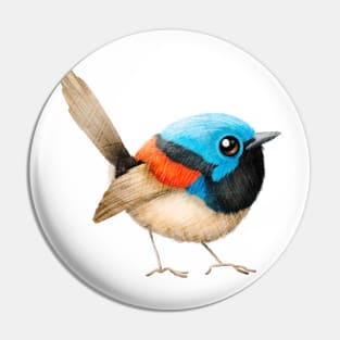 Variegated Fairy Wren Pin