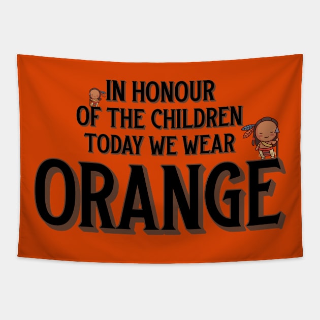 Orange Shirt Day I Residential School Reconciliation I Every Child Matters Tapestry by schmomsen