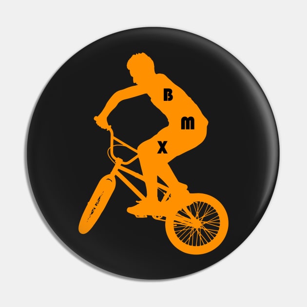 BMX. Bike. Life. T-Shirt Pin by redfishlondon