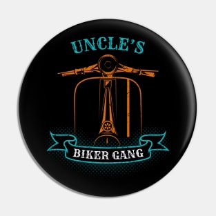 Uncle's Biker Gang Father's Day Pin