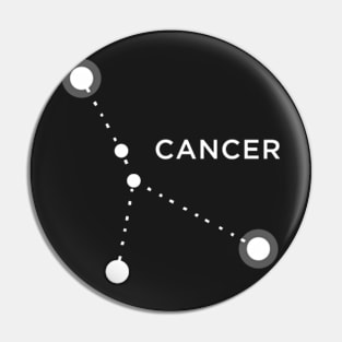 Cancer Zodiac Constellation Sign Shirt Pin