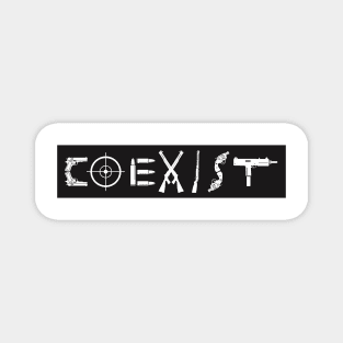 Coexist - GUNS Magnet