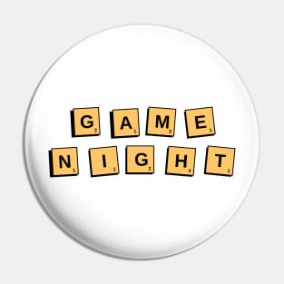 Scrabble Game Night Pin