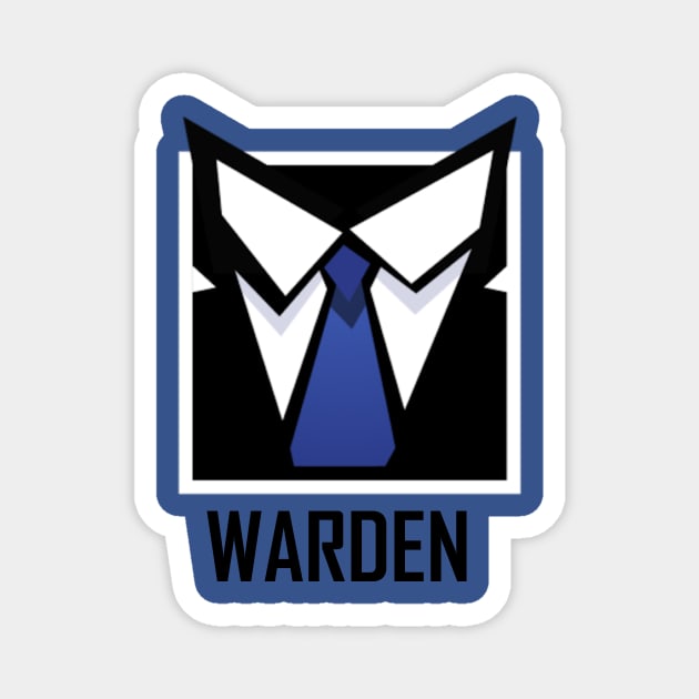 Rainbow Six Siege Warden Magnet by SwanickShirts