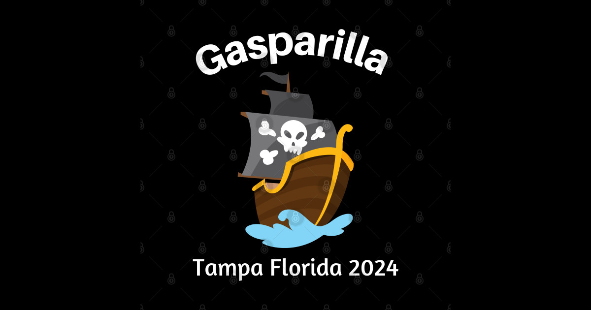 Gasparilla Pirate Festival 2024 Tampa Florida Gasparilla Sticker