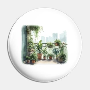 Plants Balcony Pin