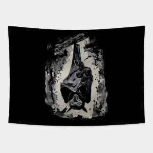 bat watercolor Tapestry