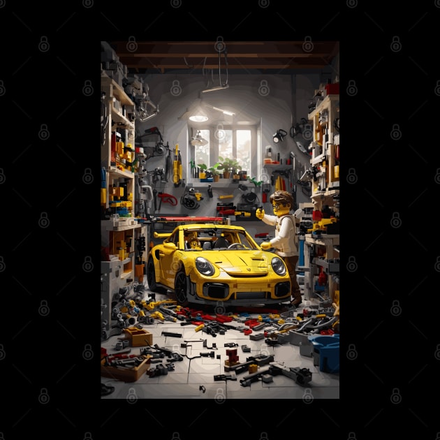 Technician German Sports Car Yellow by VENZ0LIC