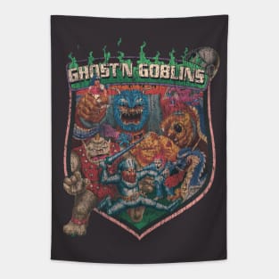 Ghosts 'n Goblins 1985 - Disstresed Vintage Style Tapestry