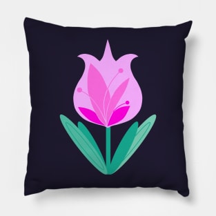 Pink Tulip Pillow