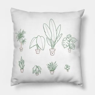 Plant Family Pillow