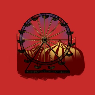 Old Carnival Ferris Wheel T-Shirt