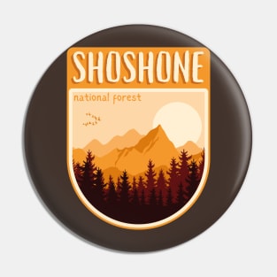 Shoshone National Forest Wyoming Pin