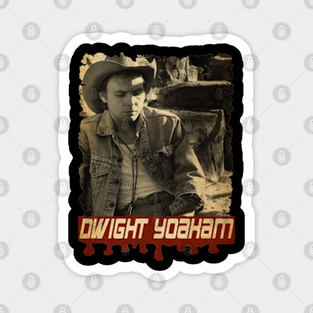 Dwight Yoakam Vintage Magnet by Teling Balak