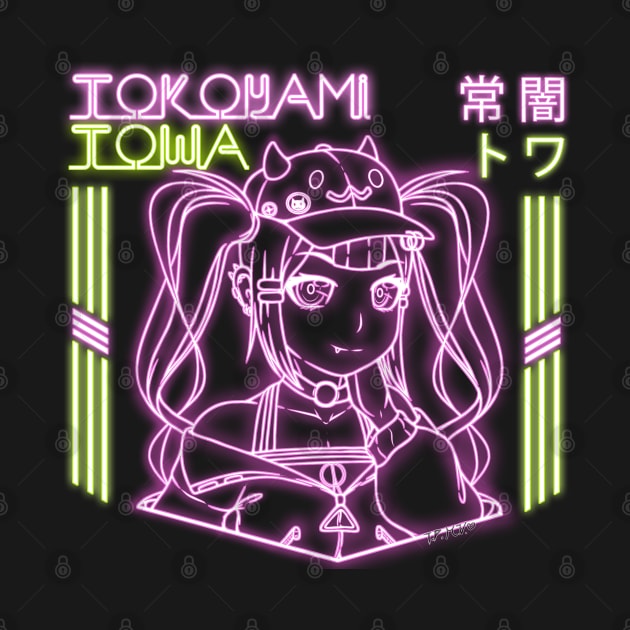 Tokoyami Towa Hololive Neon by TonaPlancarte