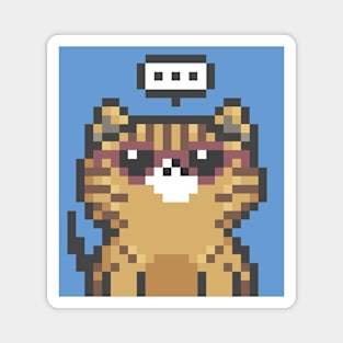 Pixel Cat 150 Magnet