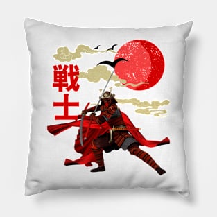 Japanese warrior Pillow