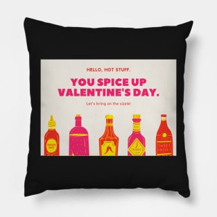 Spicy Valentine's Day - Valentines Day Card Pillow