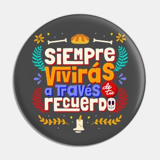 dia de los muertos Pin