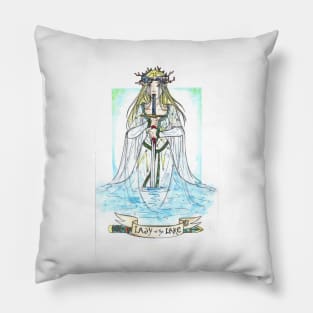 Lady of the Lake Pillow