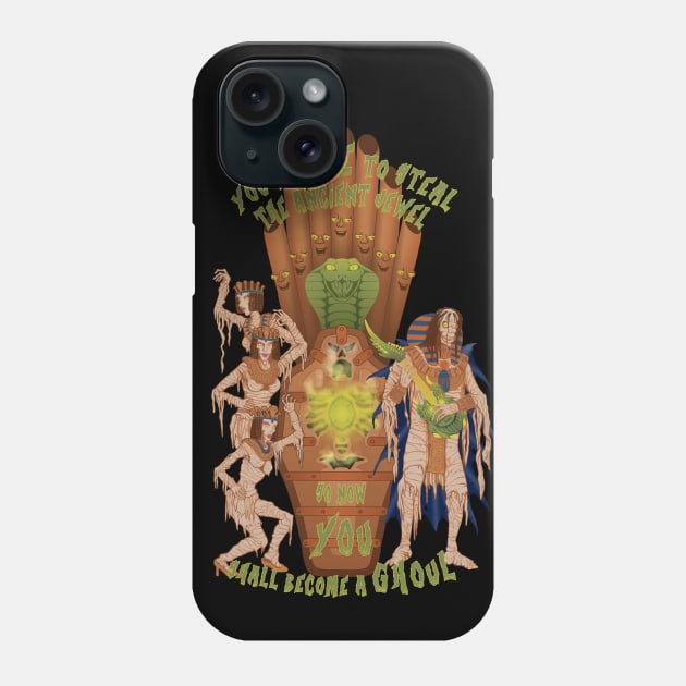 Juke Box Jewel - Terror Tomb Phone Case by JFells