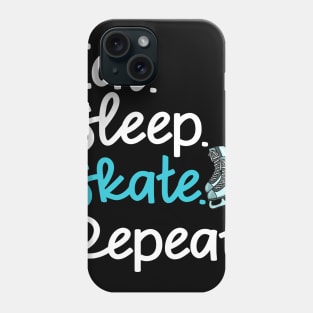 Eat Sleep Skate Repeat - Figure Ice Skating Gift Phone Case