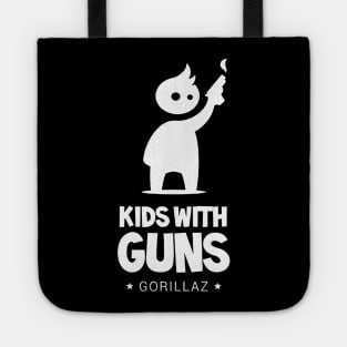 kids with guns Tote