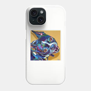 Daisy the Boston Terrier by Robert Phelps Phone Case